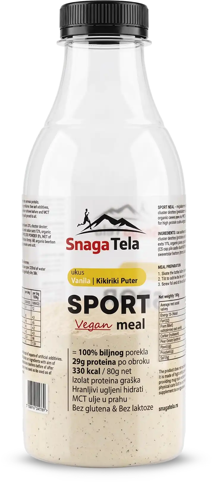 Sport Meal VEGAN - vanila i kikiriki puter
